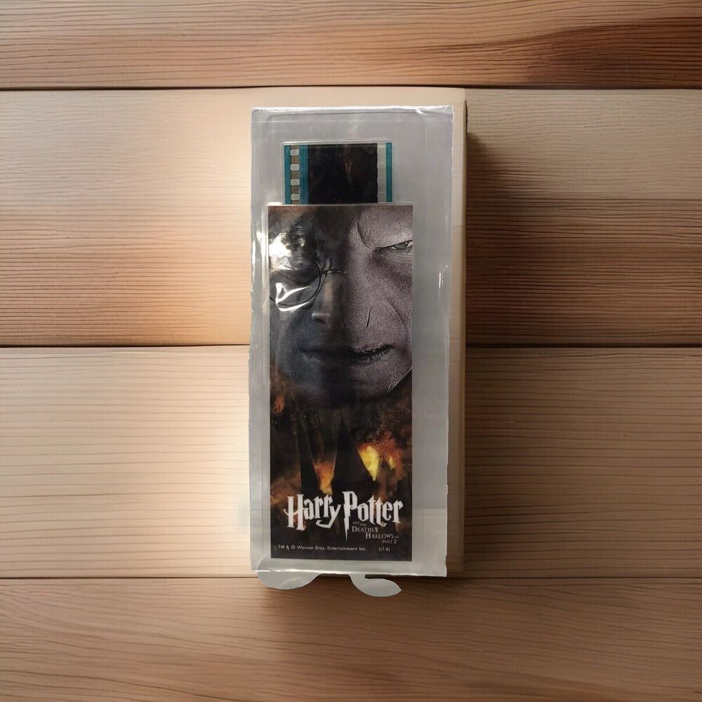 Harry Potter Deathly Hallows Part 2 Film Cell Bookmark Voldemort Ron Weasley New